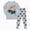 M506-Grey, variant on NOLDARES Toddler Boys Pajamas Truck Cotton Sleepwear Pjs Sets Long Sleeve Excavator Jammies(M506-Grey)