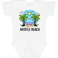 thumbnail image 3 of Inktastic Summer Vacation in Myrtle Beach Boys or Girls Baby Bodysuit, 3 of 5