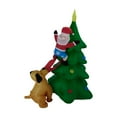 Xmas Decorations Christmas Inflatable Lights, Dog Biting Christmas Tree