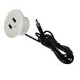 thumbnail image 5 of Embedded Desktop USB Charging Adapter Extension Cord Mobile Table Sofa Fast Charging Cable Connector for Home Office, 5 of 9