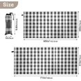 thumbnail image 3 of Coolnut Beach Towels Black White Plaid Camping Towels Sand Free Beach Towel, 30"x60" Large Beach Towels Quick Dry Bath Travel Towels Pool Yoga Beach Mat for Men Women, 3 of 6
