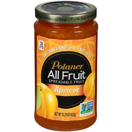 Apricot Orange Preserves - (3 Pack) Polaner® All Fruit® Apricot Spreadable Fruit 15.25 oz. Jar
