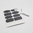 thumbnail image 2 of Chalkboard Labels Bundle Saves You Money: 146 Stickers + 2 Erasable White Chalk Markers. BEST Large Reusable Labels+Liquid Chalk Pen, 2 of 5
