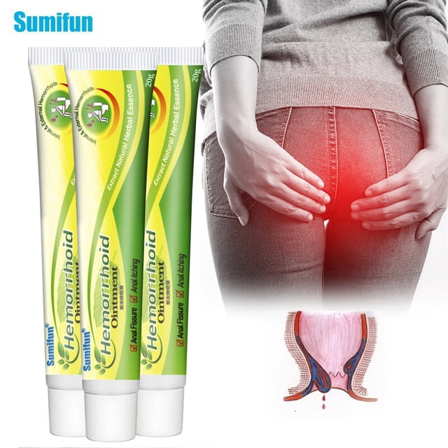 Sumifun-crema Herbal para hemorroides, pomada para el cuidado de la fisura Anal, alivio del dolor, 1/2/3 piezas yaoshenbao LED