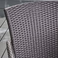 thumbnail image 2 of Outdoor 38 Inch Wicker Barstool, Grey, 2 of 7