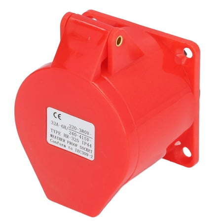 

Power Outlet Easy To Install Industrial Socket With IP44 Protection For Electrical Equipment HR-325