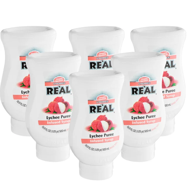 Real Lychee Puree Infused Syrup | 16.9 fl. oz.