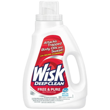 Wisk Deep Clean Free & Pure Laundry Detergent 50 fl oz Jug