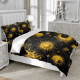 thumbnail image 3 of DOJLIO 3D Sun Pattern Printed Duvet Cover Comforter Cover Set Queen Size Star Bed Duvet Cover Home Decor Bedclothes Wonderful Style, 3 of 5