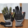 thumbnail image 4 of Cut Resistant Anti Impact Vibration Work Gloves Security Protection Impact Resistant Glove, 4 of 5