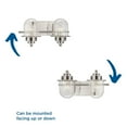 thumbnail image 5 of Northlake Collection Two-Light Brushed Nickel Clear Glass Transitional Bath Light, 5 of 14