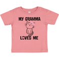 thumbnail image 3 of Inktastic Gramma Loves Me Girls Girls Baby T-Shirt, 3 of 5