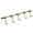 Brass-5 Hooks, variant on Brass Wall Mounted Towel Hook Rack With 4 Hooks