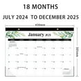 Desk Calendar 2025, Wall Calendar 20252026 Covers January 2025 to June