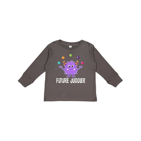 

Inktastic Juggling Monster Future Juggler Gift Toddler Boy or Toddler Girl Long Sleeve T-Shirt