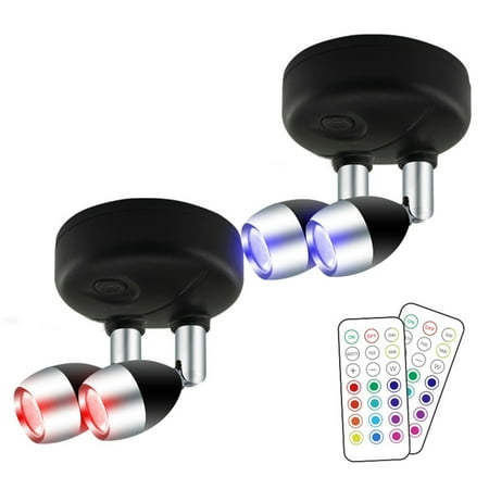 

RAOx Cabinet Light 2Pcs/Set Illuminations Multiple Usage Practical RGB Cabinet Lights LED Night Light