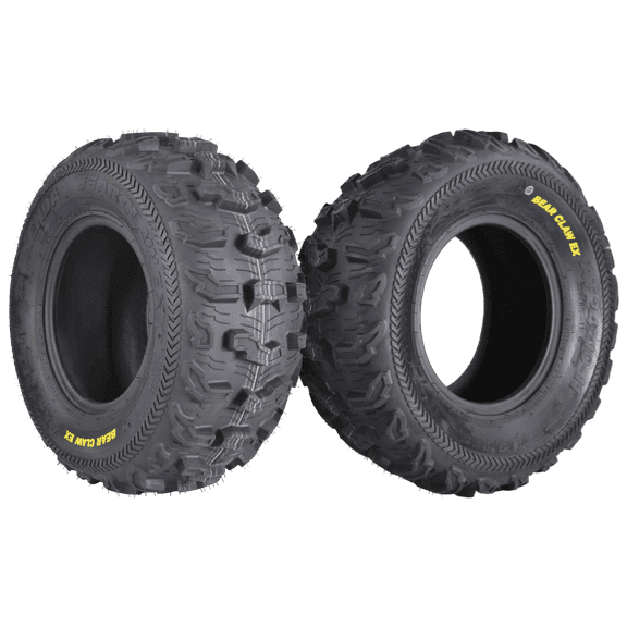 Kenda Bearclaw EX K573 - 24x10-11 Rear Tires for All Terrain (ATV), UTV, and Side by Side (SxS) Vehicles - 6-Ply - Bear Claw EX 24x10x11 (2-Pack)