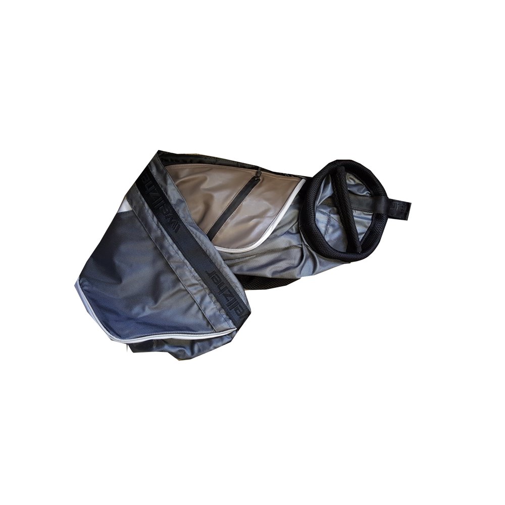 Wellzher WSB402 Quantum Lite Collapsible Sunday Golf Bag, Grey