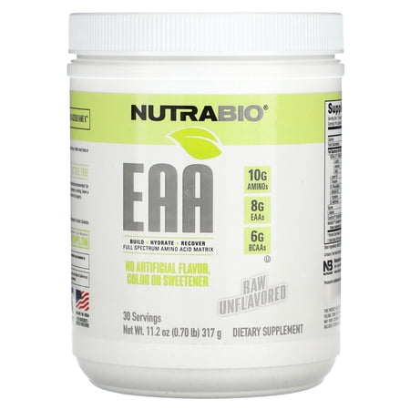 EAA  Raw Unflavored  0.70 lb (317 g)  NutraBio
