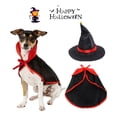 thumbnail image 3 of Juego de ropa de disfraz de animales para perros y gatos para mascotas H-alloween Navidad Festi Carevas Disfraz de animales, 3 of 7