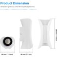 thumbnail image 5 of 10W Creative Modern LED Wall Light Lámpara de pared Impermeable IP65 Aluminio LED Wall Washer Interior Exterior para dormitorio Sala de estar Baño Entrada Escalera Porche Pasillo [Clase de eficiencia energética A++]#C brillar Electrónica, 5 of 5