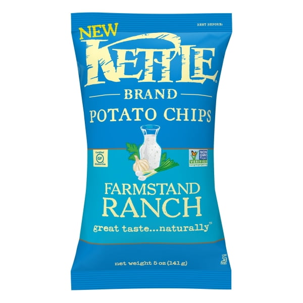 Kettle Brand Gluten Free Farmstand Ranch Potato Chips 5 oz Walmart