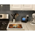 thumbnail image 2 of White Pit Bull Terrier Fall Glass Cutting Board Large, 2 of 5
