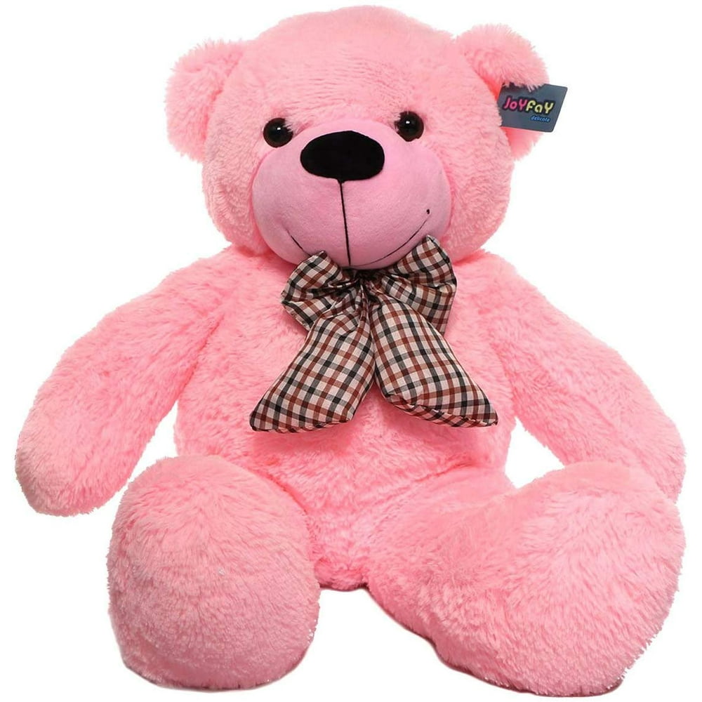 Joyfay 47" Giant Teddy Bear, Pink, 3.9ft, Birthday Christmas Valentine