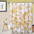 thumbnail image 2 of ZACOO Yellow 72"x72" Shower Curtain Abstract Style Floral Pattern Fabric Shower Curtains Water Resistant Bathroom Curtains for Shower, 1 Set, 2 of 7