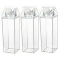 thumbnail image 6 of GOOHOCHY Clear Plastic Milk Carton Water Bottle with 500ml Capacity for Home Use Lightweight Portable and Leakproof, 6 of 8