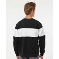 thumbnail image 3 of J. America Varsity Fleece Crewneck Sweatshirt, 3 of 5