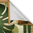 thumbnail image 4 of Ambesonne Mid Century Valance & Curtain 3 Pcs Set, Art of Monstera Leaves, 55"x45", Reseda Green Pale Caramel, 4 of 7