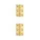 thumbnail image 4 of Speravity Bisagras con tornillos Conector de puerta Herramienta de artesanía Cerradura Ventanas lisas Bisagra plana Latón pulido Decorativo Ciego/1.5 pulg./Latón 2Conjunto, 4 of 6