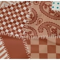 thumbnail image 5 of oneOone Cotton Poplin Twill Dark Peach Fabric Block Diy Clothing Quilting Fabric Print Fabric By Yard 56 Inch Wide, 5 of 6