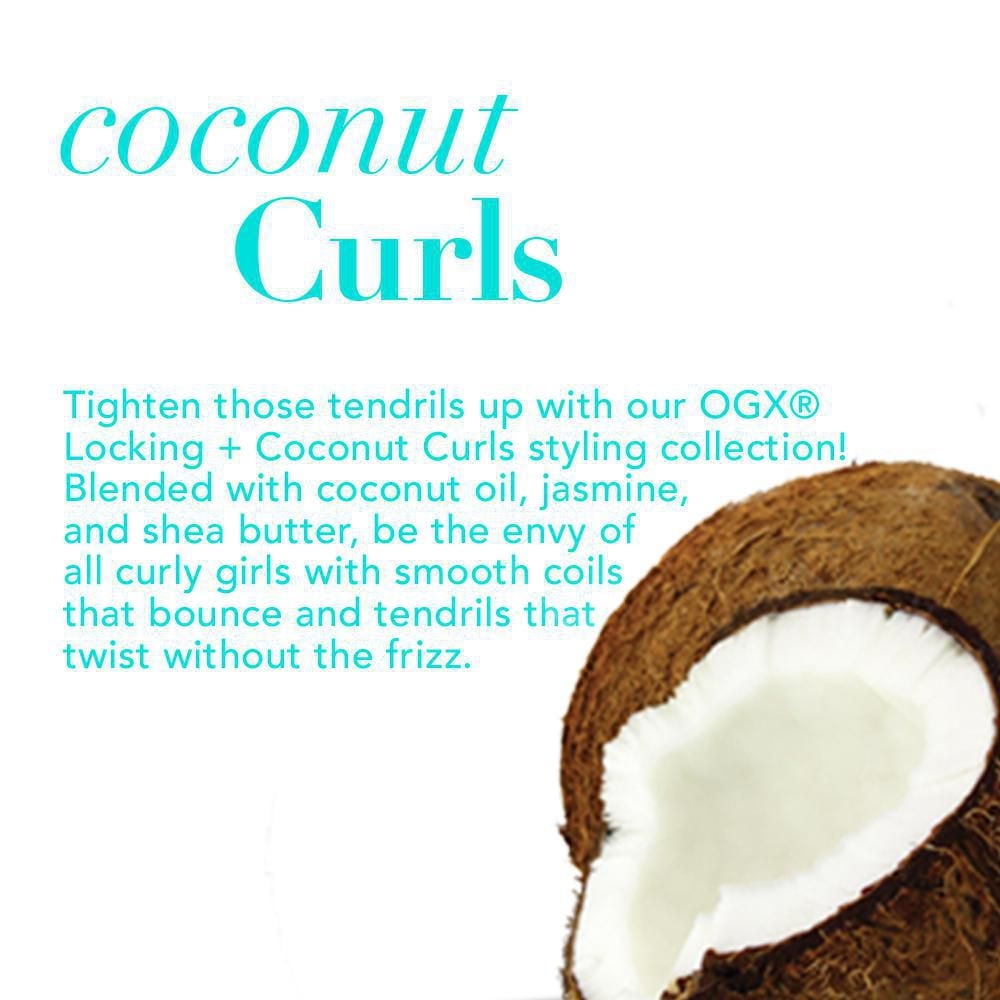 OGX® Locking + Coconut Curls Air Dry Cream, 177ml