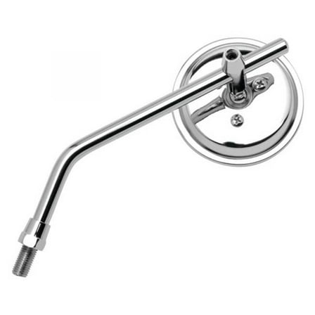 Bike Master 600802 3 in. Round Adjustable Arm Mirror, Chrome