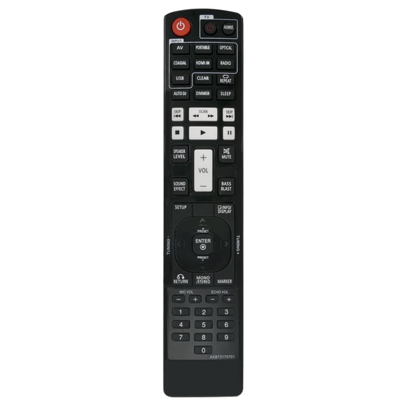 New AKB73175701 Remote control for LG AV Audio Home Theatre system