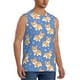 thumbnail image 2 of Fotbe Corgi Men's Camiseta sin Mangas Estampada para Hombres, Playera Casual para Gimnasio, Entrenamiento, Playa-Medium, 2 of 7