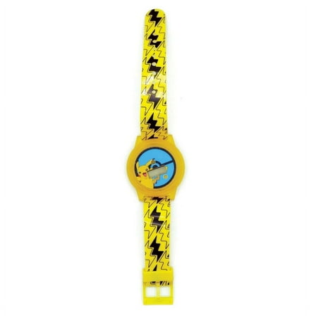 Accutime Watch AWC-46782-C Pokemon Pikachu Lightening Bolt LCD Watch with Spinning Lights