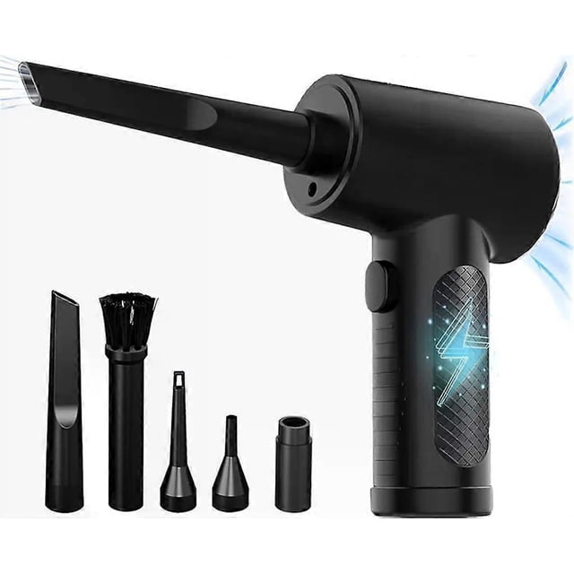 7.0 kPa electric vacuum cleaner 3 speeds with 5 nozzles 6000 mAh battery small air blower