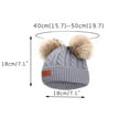 thumbnail image 7 of Fjofpr Knitted Hat for Kids Winter Hat for Boys Winter NEW 1-11 Years Old For Girls Boys Kids Winter Beanie Hat Warm Knit Thick Ski Cap With Fluff, 7 of 7