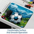 thumbnail image 7 of Football Soccer Mouse Pad, Personality Design Rubber Base for Office Decor for Laptop, Computers, 7 of 7