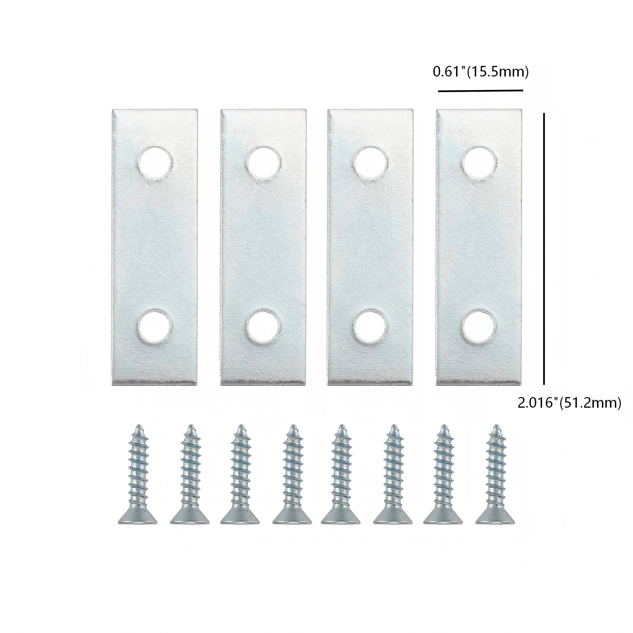 (3 pack) 2in.Mending Plate,Zinc Plated (4 Pack)