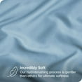 thumbnail image 3 of The Great American Store King Pillow Cases Solid Light Blue - 6 Pack - Envelope Closure - Soft Brushed Microfiber Fabric - Shrinkage and Fade Resistant Pillow Cases King Size 20 X 40 Inches, 3 of 4