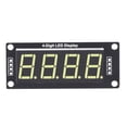 thumbnail image 1 of Digital Display Module, Clear Board Circuit 4 Bit 7 Segment LED Segment Digital Display Module  For Decorating For Work MRA172C White, 1 of 8