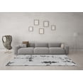 thumbnail image 3 of Ahgly Company Indoor Round Abstract Gray Modern Area Rugs, 7' Round, 3 of 4