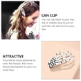 thumbnail image 3 of Raindrops 4Set White Bone Barrette For Kids And Adults, 3 of 8