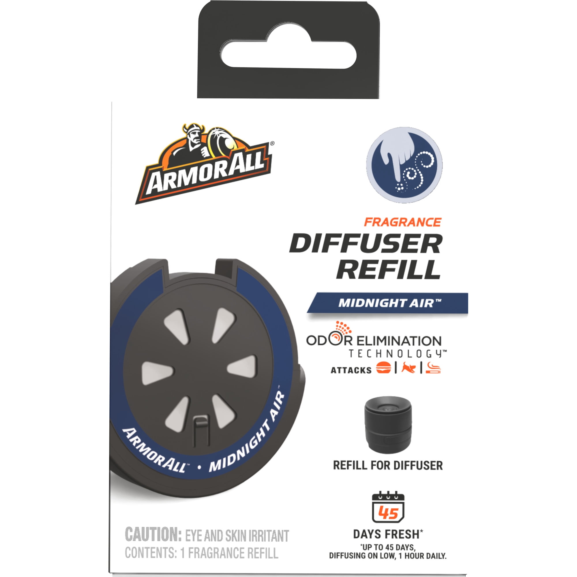 Armor All Fragrance Diffuser Refill, Midnight Air Scent Car Air Freshener Refill