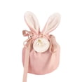 thumbnail image 4 of Bolsa de terciopelo para dulces, organizador de joyas, suave y elegante para regalo de Pascua, ideal para cumpleaños. Rosa, 4 of 9