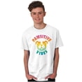 thumbnail image 4 of Pawsitive Vibes Happy Rainbow Dog Men's Graphic T Shirt Tees Brisco Brands L, 4 of 4